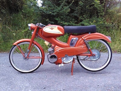 moped after restoration